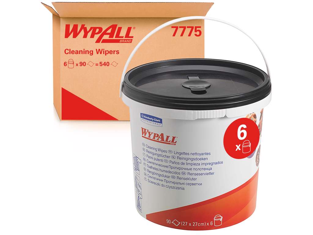 Wypall aftørringsklud  6 x 90 stk.