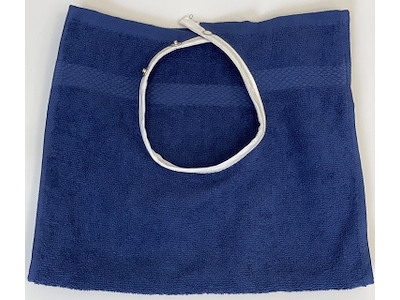 Hagesmæk frotté MARINEBLÅ