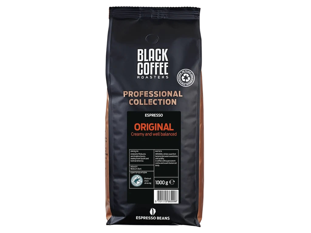 Black Coffee Roasters kaffe helbønne 6x1 kg